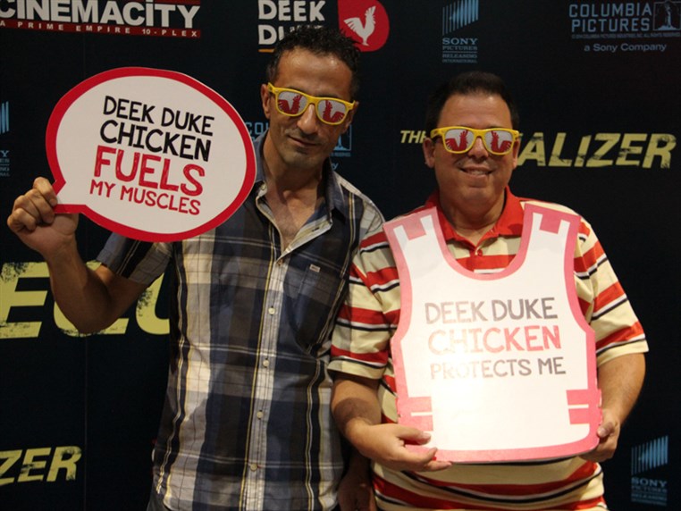 Deek Duke Avant Premiere of The Equalizer